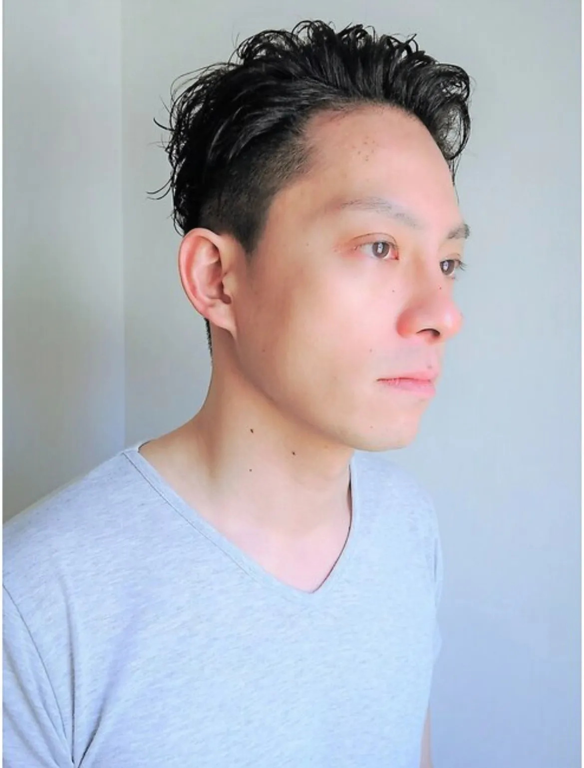 ワイルドセクシーなツーブロックパーマ