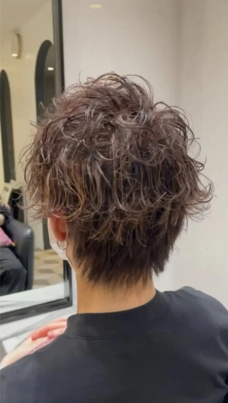 波巻きスパイラルパーマ