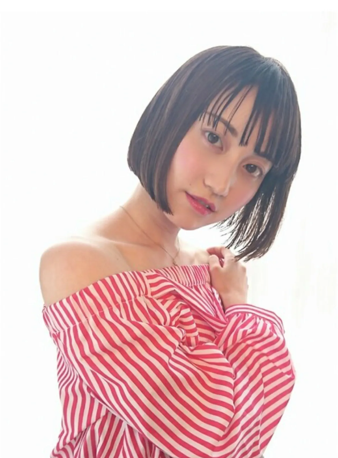 切りっぱなしのカジュアルボブ