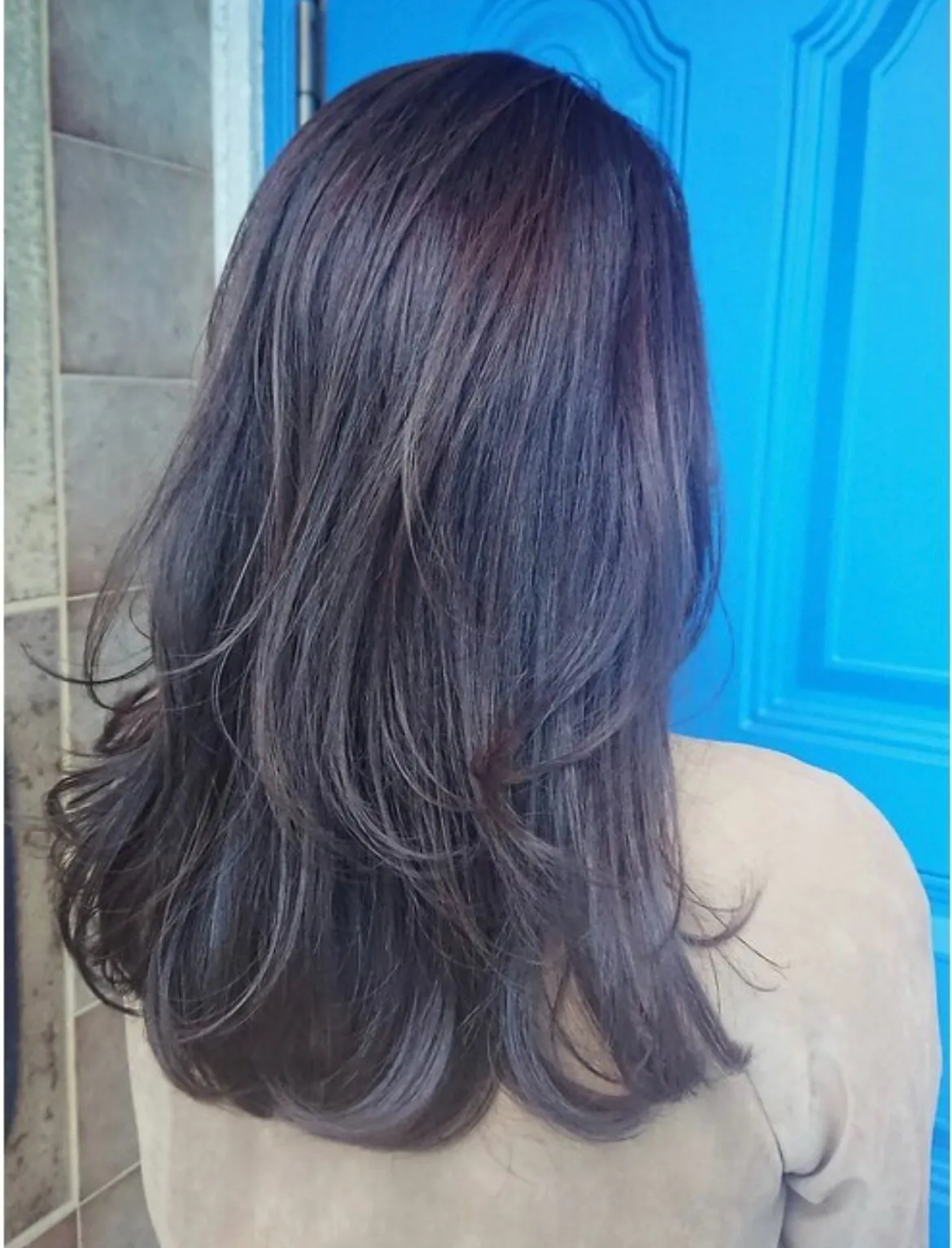 上品なバイオレットアッシュ